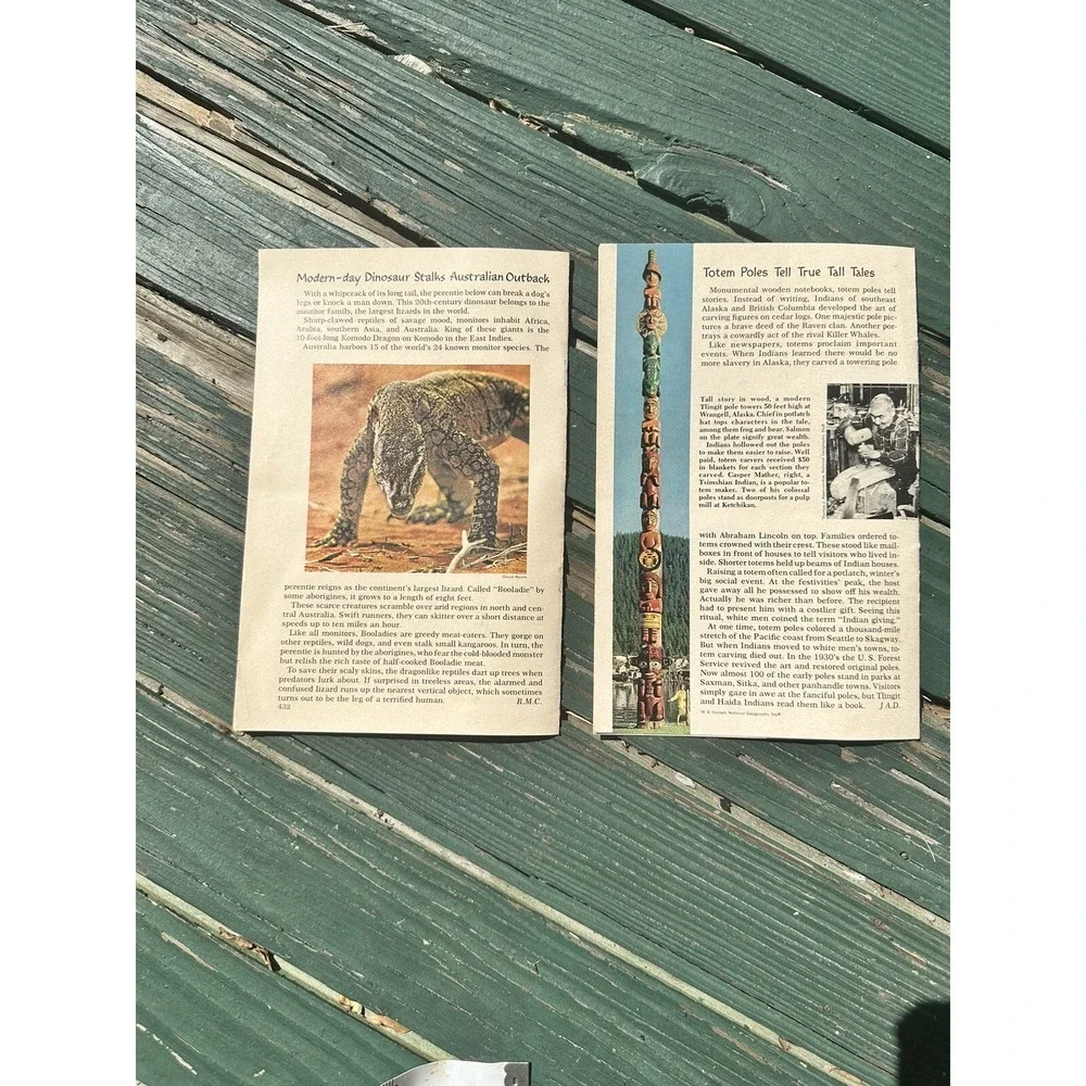 National Geographic Circus School Bulletin 1967‎ Includes Alaska!
